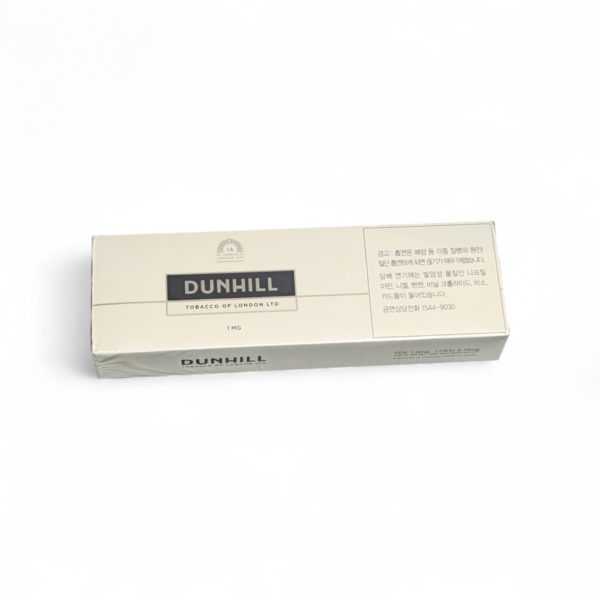 Dunhill king size , 1mg nicotine , carton , cigarette