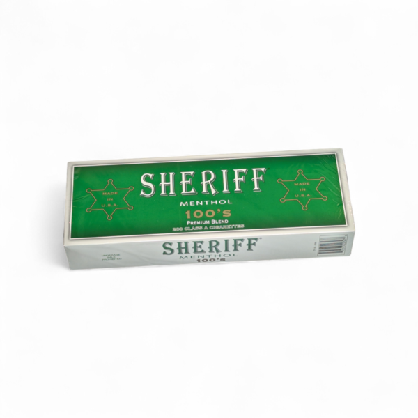 Sheriff menthol 100s , carton , cigarette