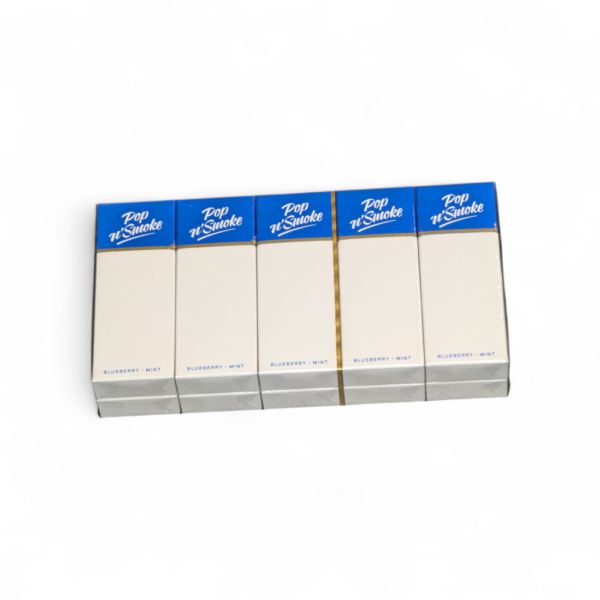 PoP nSmoke , cigarette ,superslim , carton , blueberry