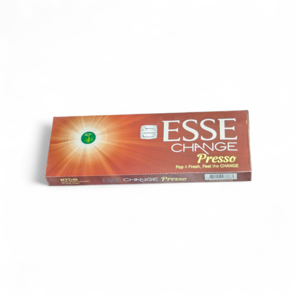 Esse presso capsue coffee , carton , cigarette