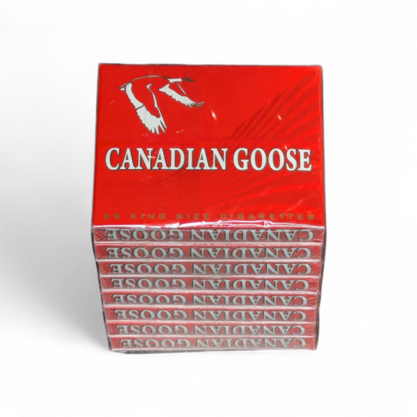 Canada Goose Red , cigarette , carton