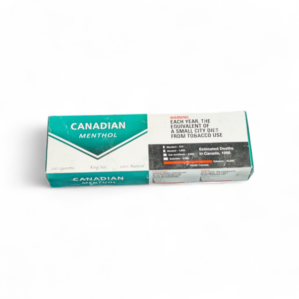 Canadian Light menthol , carton , cigarette